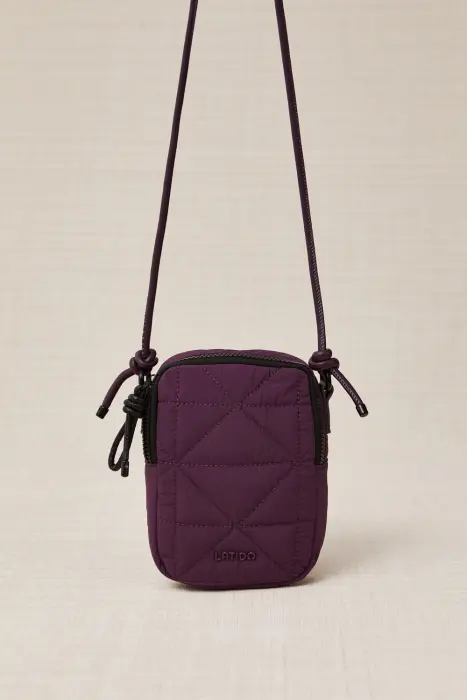 Bolso Mini Acolchado Tejido Tecno