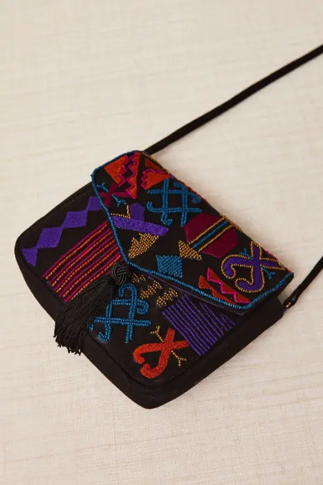 Bolso Bandolera Bordado