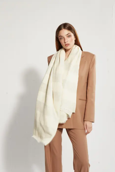 Fular Rayado con Lurex