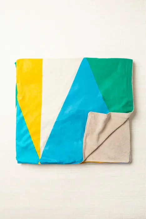 Toalla estampado geometrías