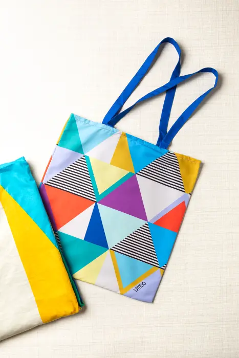 Toalla estampado geometrías