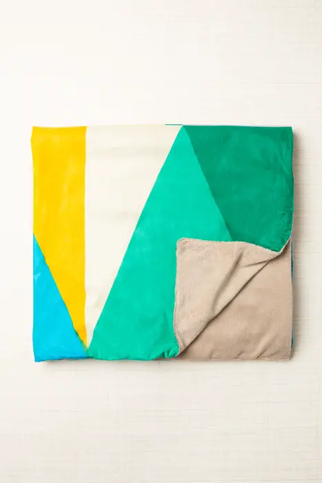 Toalla estampado geometrías