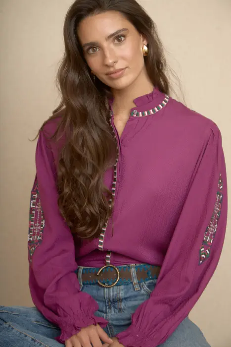 Blusa Bordado Boho