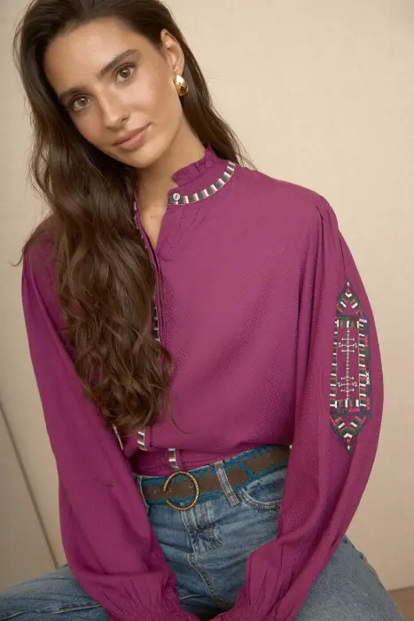 Blusa Bordado Boho