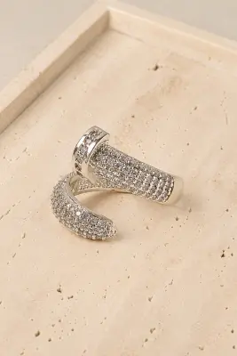 Anillo clavo con cristales