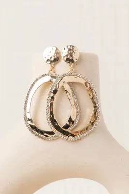 Pendiente Aro Metalizado