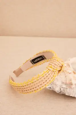 Diadema rafia ribeteada