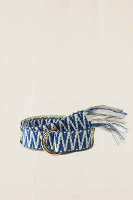 Cinturón cenefas bicolor