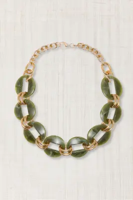 Collar Eslabones Resina