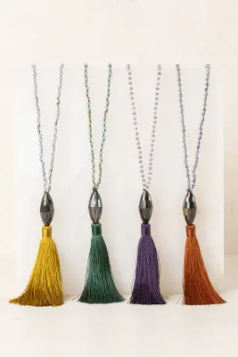Collar Colgante Flecos