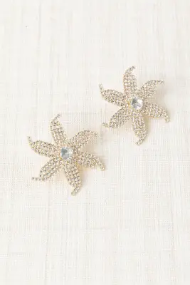 Pendiente Flor Brillo