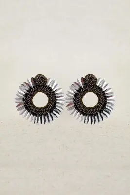 Pendientes Circular Textura