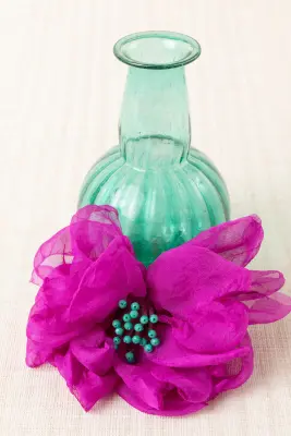 Broche flor gasa buganvilla