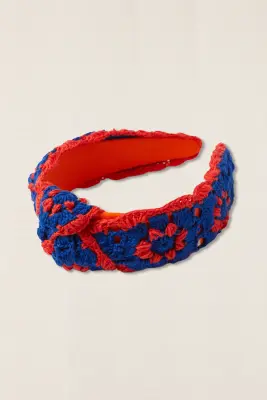 Diadema crochet colores