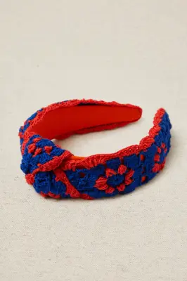 Diadema crochet colores