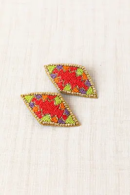 Horquillas bordadas resina