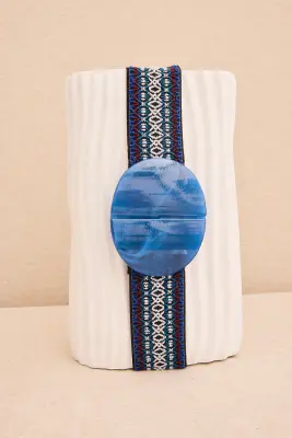 Cinturón elástico cenefa