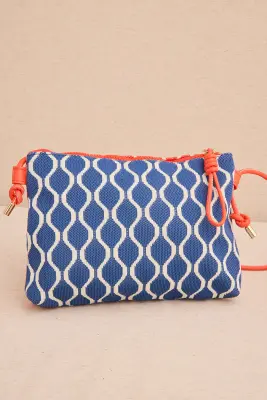 Bolso bandolera punto bicolor