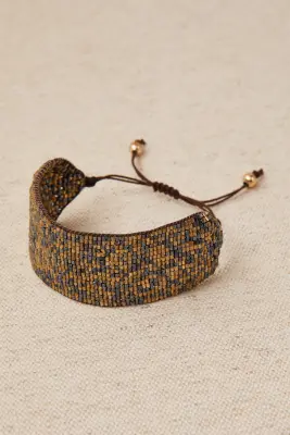 Pulsera Cordón Boho Brillo
