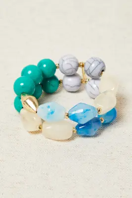 Pulsera doble resinas