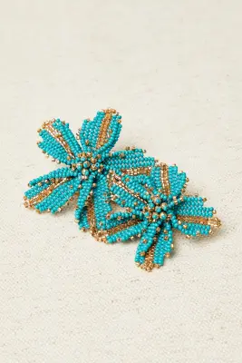 Broche doble flor resinas