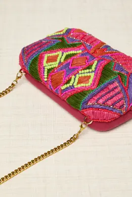 Clutch bordado boho