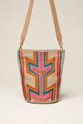 Bolso Saca Bordado Flecha