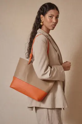 Bolso Shopper Bicolor