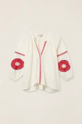 Blusa medallones flúor