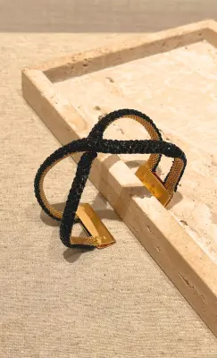 Pulsera Entrelazada Cristales