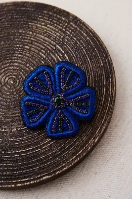 Broche Flor Bordada