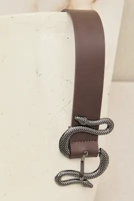 Cinturón Hebilla Serpiente