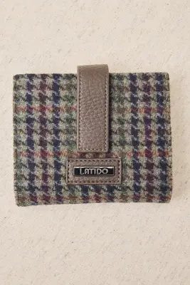 Cartera Monedero Tejido Gales