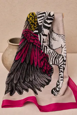 Fular Estampado Cebra