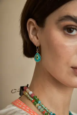 Pendientes Gota Pulida