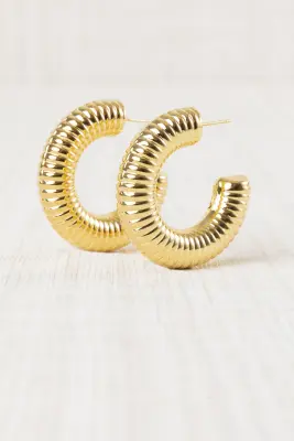 Pendientes Aro Texturizado