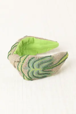 Diadema Bordada Palmera