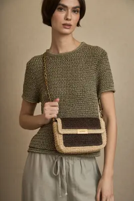 Bolso Rafia Solapa Mini