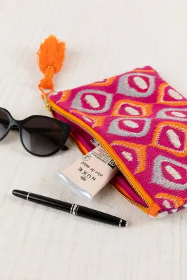 Bolsita Bordado Geometría (L)