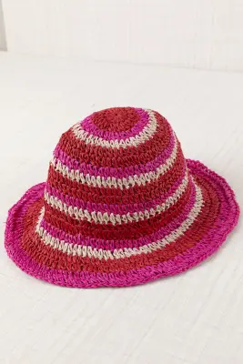 Gorro Rafia Rayas
