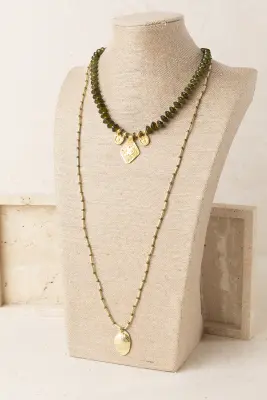 Collar Doble Colgante