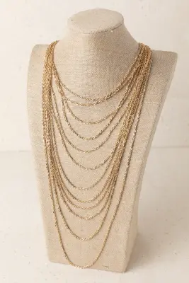 Collar Multivueltas Cadenas