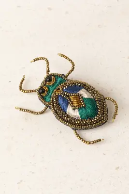Broche Insecto Bordado