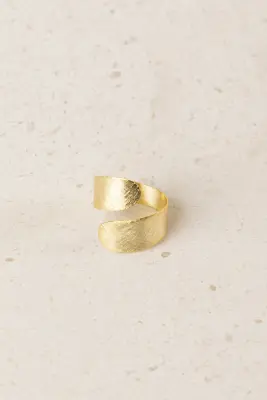 Anillo Latón Baño Oro