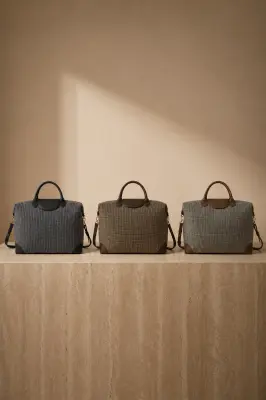 Bolso Viaje Tweed Grande
