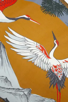 Fular Estampado Grulla