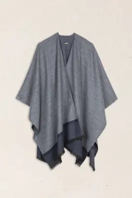 Poncho Bicolor Espiga