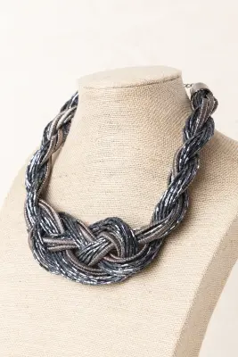 Collares Trenzado Cristal