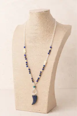 Collar Cuerno Piel Color