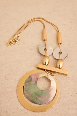 Colgante Circular Nácar